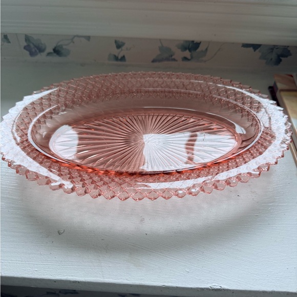 Vintage Anchor Hocking Miss America Pink Depression Glass Celery Dish - Picture 11 of 12